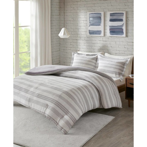 Urban Habitat Bedding Urban Habitat Cole Striped Cotton Blend